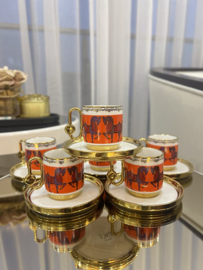 Florantina fincan takımı ORANGE - Görsel 4