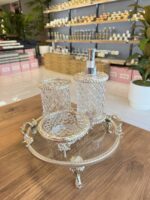 4’Lü Luxury Banyo Seti **GÜMÜŞ