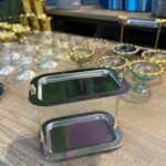 2 Katlı Mini Lokumluk Gümüş* 6 Adet