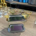 2 Katlı Mini Lokumluk Gümüş* KELEBEKLİ 6 Adet