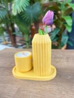 3 Parça Banyo Kombin Set* VİNTAGE 
SARI