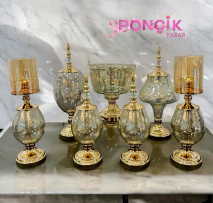 Gold Detay Salon Konsol Seti