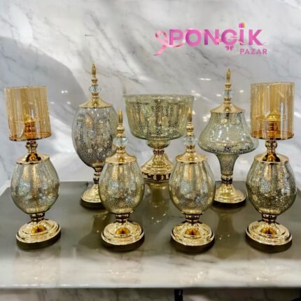 Gold Detay Salon Konsol Seti