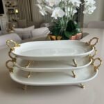 3 Boy Porselen Sunumluk