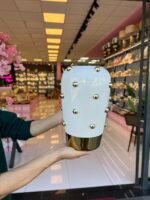 Boncuklu Avangart Model Vazo  005 (Çiçek Aranjman dahil değildir ) - Görsel 2