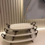 3 Boy Porselen Sunumluk** ESKİTME