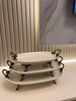 3 Boy Porselen Sunumluk** ESKİTME