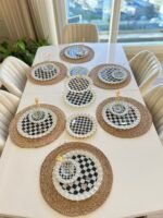 34 Parça BEYAZ DAMA Kahvaltı Servis Sunum Seti