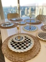 34 Parça BEYAZ DAMA Kahvaltı Servis Sunum Seti - Görsel 3