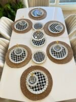 34 Parça BEYAZ DAMA Kahvaltı Servis Sunum Seti - Görsel 4