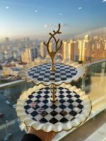 34 Parça BEYAZ DAMA Kahvaltı Servis Sunum Seti - Görsel 2