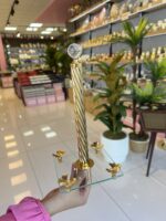 Elmas Ve Kelebek Detay Cam Havluluk