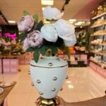 Boncuklu Avangart Model Vazo (Çiçek Aranjman dahil değildir )