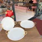 3 Boy Yuvarlak Porselen Sunumluk-145