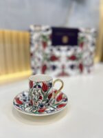 Otantik Türk Kahvesi Fincanı *Roza - Görsel 4