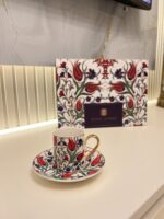 Otantik Türk Kahvesi Fincanı *Roza