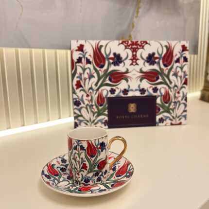 Otantik Türk Kahvesi Fincanı *Roza