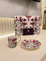 Otantik Türk Kahvesi Fincanı *Roza - Görsel 2