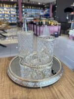 4’Lü Luxury Banyo Seti **GÜMÜŞ - Görsel 3