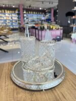 4’Lü Luxury Banyo Seti **GÜMÜŞ - Görsel 2