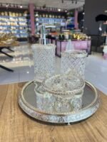 4’Lü Luxury Banyo Seti **GÜMÜŞ