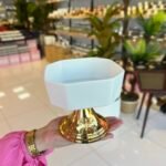 Porselen Ayaklı Sunumluk Kare