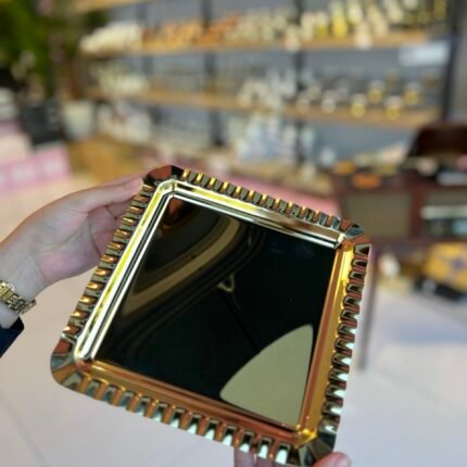 6 Adet Kare Fırfır Gold