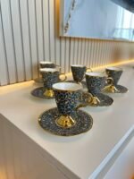 Leopar Türk Kahvesi Fincanı - Görsel 3