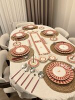 38 Parça Pink Candy Kahvaltı Pasta ve Servis Takımı **PORSELEN SERİ🌟 - Görsel 11