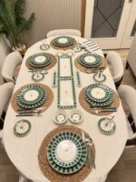 38 Parça Green Candy Kahvaltı Pasta ve Servis Takımı **PORSELEN SERİ🌟 - Görsel 11