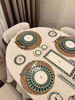 38 Parça Green Candy Kahvaltı Pasta ve Servis Takımı **PORSELEN SERİ🌟 - Görsel 9