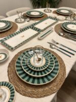 38 Parça Green Candy Kahvaltı Pasta ve Servis Takımı **PORSELEN SERİ🌟 - Görsel 12