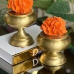 2’Li  SÜKULENT DEKOR KUTU*ESKİTME TURUNCU