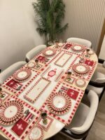 38 Parça Pink Candy Kahvaltı Pasta ve Servis Takımı **PORSELEN SERİ🌟 - Görsel 5