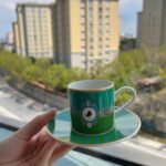 6 Kişilik Green Candy Türk Kahvesi Fincan Seti