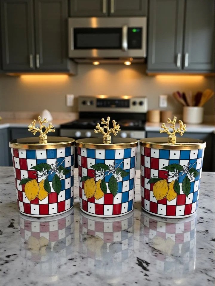 img_1904-2 3’Lü Damalı Limonlu Çay Şeker Kahvelik - Görsel 1