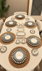 38 Parça Black Candy Kahvaltı Pasta ve Servis Takımı **PORSELEN SERİ🌟