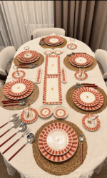38 Parça Pink Candy Kahvaltı Pasta ve Servis Takımı **PORSELEN SERİ🌟 - Görsel 5