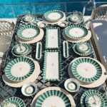 38 Parça Green Candy Kahvaltı Pasta ve Servis Takımı **PORSELEN SERİ🌟