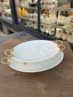 2 Boy Porselen Sunumluk - Görsel 2