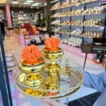 4’Lü  Burgu Tepsili Gold Kombin Set