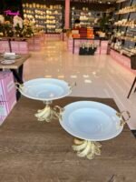 2’Li Zamak Ayaklı Salata Kasesi - Görsel 2