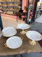5 PARÇA YUVARLAK PORSELEN SUNUM SETİ
3+2 Seri  ** GOLD - Görsel 2