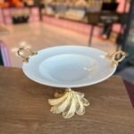 28 cm
Zamak AYAKLI Yuvarlak Porselen Salata Kasesi