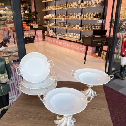 5 PARÇA YUVARLAK PORSELEN SUNUM SETİ
3+2 Seri  ** Gümüş