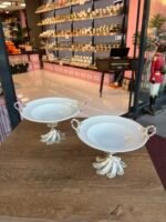 2’Li Zamak Ayaklı Salata Kasesi**GÜMÜŞ