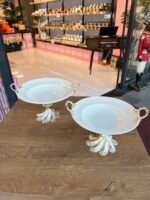 2’Li Zamak Ayaklı Salata Kasesi**GÜMÜŞ - Görsel 2