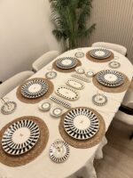 38 Parça Black Candy Kahvaltı Pasta ve Servis Takımı **PORSELEN SERİ🌟 - Görsel 2