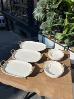 5 PARÇA  PORSELEN SUNUMLUK- - Görsel 6