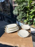 5 PARÇA  PORSELEN SUNUMLUK- - Görsel 5